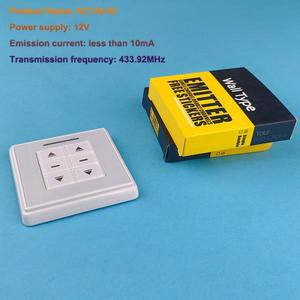 oke 벽형 이미터 C126-01, 듀얼 채널 리모컨, 전기 커튼, 롤러 블라인드, 스마트 홈, 신제품