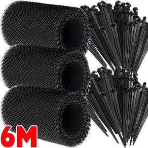 낙하 방지망 메쉬 스트레이너 새 필터망 울타리 홈통 보호망 잎 가지 플라스틱 정원 지지대