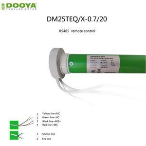 Dooy 관형 모터, DM25TEQ, RS485 전동 롤링 블라인드, 쌍입력 수신기, 38 튜브용, 220V, 50MHZ, 433MHz