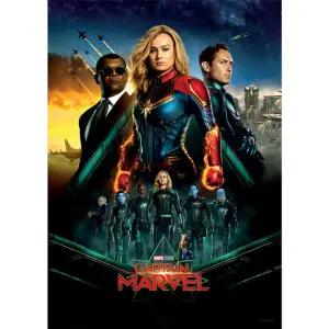 퍼즐라이프 1000피스 마블 캡틴 포스터직소 키덜트 취미용 수집용 액자용 캐릭터 종이