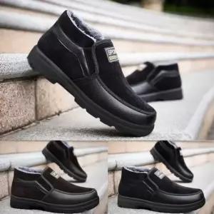 남자털부츠 패딩신발 방한통부츠 방한로퍼 팽딩신발 남자겨울신발 낭성방한화