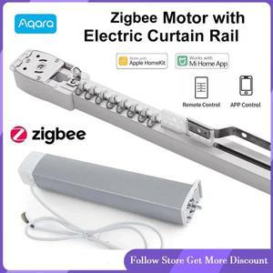 qr 스마트 지그비 커튼 드라이브 모터 ZNCLDJ11LM 전기 레일 트랙 세트 Mi Home PP 자동 제어 시스템