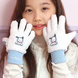 포차코 덤블 손가락 터치 장갑털장갑 니트 스키 아동 유아 어린이 겨울