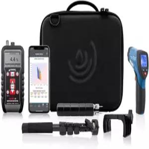 트라멕스 바닥 설치 키트 FINSK CMEX5 디지털 미터 적외선 표면 온도계 및 고강도 핀 프로브 콘크리트 목재