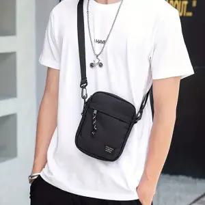 사각 캐주얼 미니 크로스백 여행 휴대용 데일리 가방 여자크로스백 남자크로스백