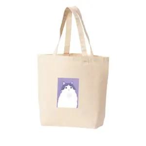 에코백 토트백 패션고양이 미용 야옹이 프린트에코백