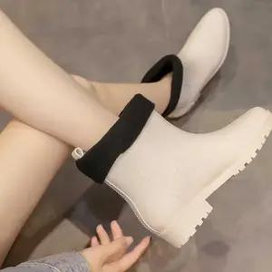 여자 따뜻한 털 기모 방한 레인 부츠 장화 겨울 신발 여자레인부츠 여자방한신발