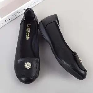 포인트 큐빅 면접 정장구두 여성유니화 단화 플랫슈즈 여성단화 여자단화 여성단화구두