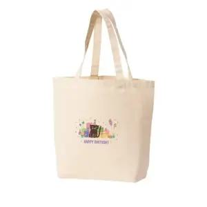 에코백 토트백 행복 생일파티 고양이 선물 프린트에코백