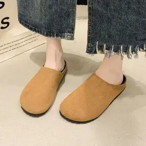 [하프클럽/]심플 베이직 디자인 여성 데일리 라운드토 슬리퍼