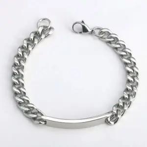 [하프클럽/]스틱 남자 체인 팔찌 남성 써지컬스틸 팔찌 남녀 공용