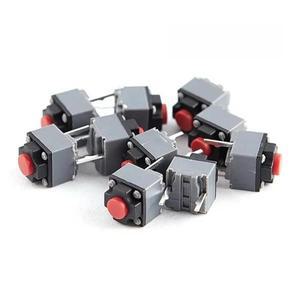 10개 무소음 무선 마우스 마이크로 스위치, 음소거 버튼.