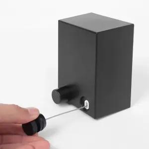 스마트 와이어 빨랫줄(블랙)실내빨래 걸이 가정용 빨래 빨래끈