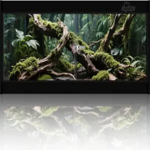 20갤런 PVC 파충류 인클로저 대형 스크린 탑이 있는 RepWild 24 x18 x12 테라리움/탱크 수염 용을 위한