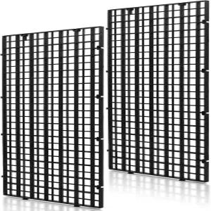 LINLAN 2 조각 5.9x11.2인치(15X30cm) 수족관 그리드 플라스틱 어항 칸막이 DIY 여과용 달걀 상자 및