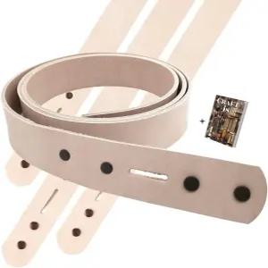 탠디 가죽 공예 벨트 블랭크 - 1-1/2인치 x 48인치 44538-00 여성 또는 남성 채소 태닝 스트랩 키트 수리