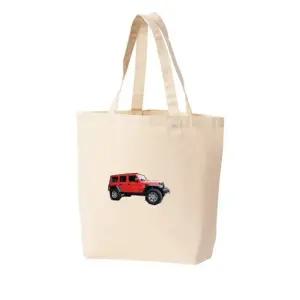 에코백 토트백 산악차량 오프로드 지프 프린트에코백