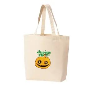 에코백 토트백 할로윈파티 호박 거미줄 프린트에코백