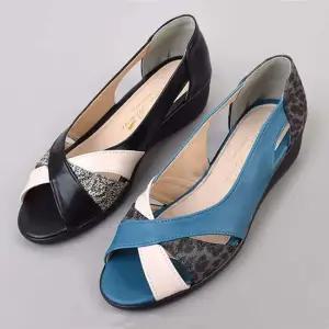 웨지 통굽샌들 엄마 중년여성 가벼운 여름신발 단화 여성단화 여자단화 여성단화구두