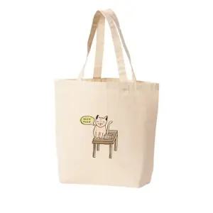 에코백 토트백 고양이 야옹야옹 새벽울음 프린트에코백