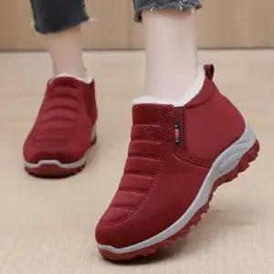 여성 데일리 발 따뜻 겨울 패션 털 패딩부츠 여성부츠 캐주얼운동화 털신발 패딩부츠