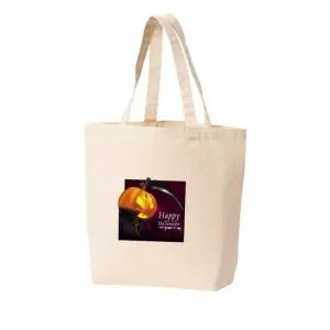 에코백 토트백 해피 할로윈 호박 무기 공포 프린트에코백