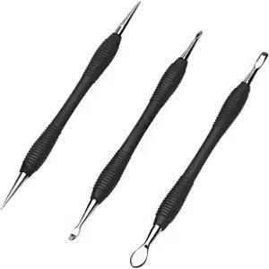 OWDEN 3Pcs 가죽 공예 모델링 도구 크기 S M L 조각 키트