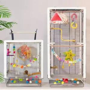 앵무새케이지 대형 아크릴 놀이터