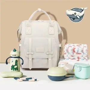 [하프클럽/알티피아]스타일리시 아기 기저귀 가방 다기능 백팩