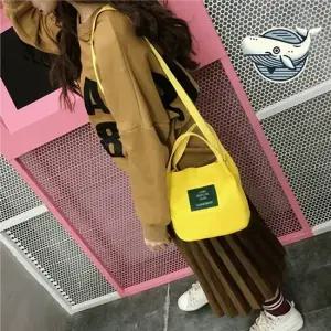 화사한 캔버스 크로스백 실용적 데일리 보조가방 여자크로스백 여성크로스백