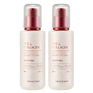 더페이스샵 석류 앤 콜라겐 볼륨탄력 에센스 80ml 2개