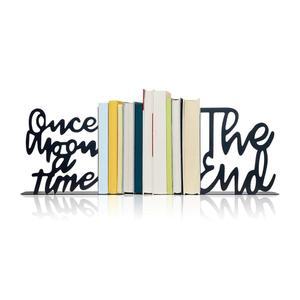 원스 어폰 오피스 교실 책장 침실 블랙 타임 구석 메탈 생일 사인 어린이집 북엔드 독서 선물 장식