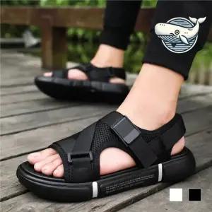 여름 남성 통기성 스포츠 샌들 편안한 피팅 남자샌들 남성샌들 스포츠샌들 남자슬리퍼