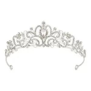 여성 티아라 왕관 셀프웨딩 신부 머리띠 헤어장식 웨딩악세사리 셀프웨딩헤어