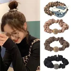 우아한 큐빅 헤어밴드 패션머리끈 스타일링용품 헤어끈 큐빅끈 고무줄