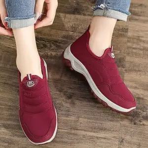 데일리 여성 슬립온 스타일 캐주얼 워킹화 운동화 어글리슈즈 여성스니커즈 슬립온