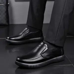 남성 기모 슬립온 데일리 캐주얼 디자인 방한 로퍼 방한슬립온 남성패딩신발 운전화