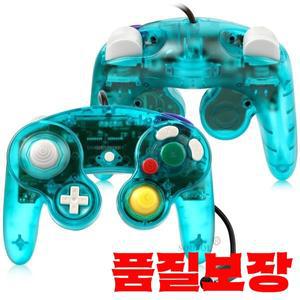 NGC GameCube 비디오 게임 콘솔 용 새 교체 투명 컨트롤러 패드 유선 조이스틱