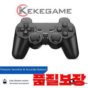 무선 컨트롤러 게임패드 듀얼 진동 조이스틱 PS2 콘솔 USB PC 2.4G