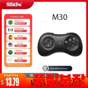 오리지널 세가 제네시스 미니 및 드라이브 무선 게임패드 8BitDo-M30 2.4G