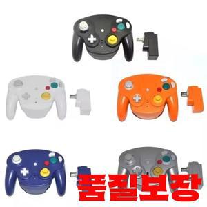 GameCubes 용 게임 컨트롤러 NGC 콘솔 (2.4GHz 어댑터 포함) Nintendo 조이스틱 무선 패드 Manette