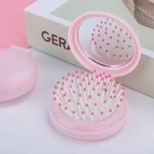 [알티피아]bns 미니 휴대용 여행용 거울포함 머리빗 세트