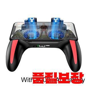 H10 게임용 핸드 그립 컨트롤러 조이스틱 Pubg 트리거 냉각 팬 쿨러 전화 USB 5000mAh 배터리