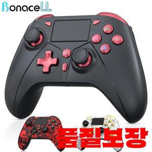 PS3/4/스위치/PC용 컨트롤러 블루투스 무선 게임패드 진동 홀 효과 트루보 FUNC 비디오 제어 핸들 조이스틱