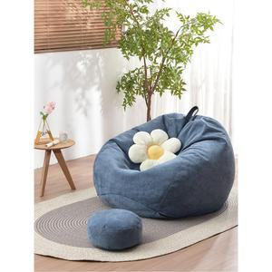 두리 비즈소파 1인소파 안락 비즈 쿠션 레몬색 쇼파 빈백