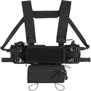 보타구 기어 전술 가슴 리그 MOLLE 호환 플레이트 캐리어 시스템 5.56/7.62 Mag 파우치 탈착식 패널