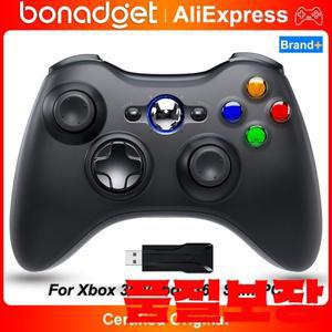 Xbox 360/360 Slim/PC 용 게임 컨트롤러 2.4G 무선 패드 비디오 콘솔 로커 조이스틱 핸들 액세서리