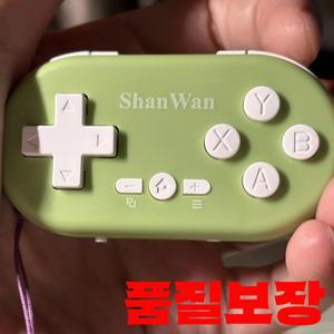 2024  Shanwan 경량 미니 무선 블루투스 소장 게임 컨트롤러 휴대용 멀티 플랫폼 연결