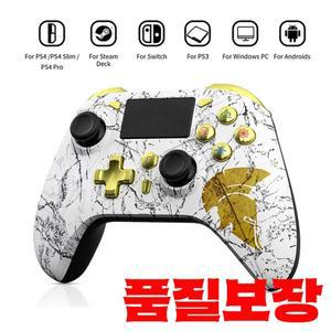 게임 컨트롤러 Bluetooth 호환 Ps4/Slim/Pro 무선 패드 Pc 용 이중 진동 6 축 조이스틱 Ios/Android