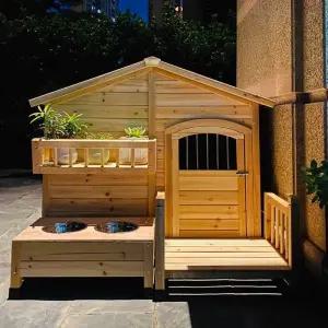 조립식 애견하우스 동굴집 강이지 고급 케이지 방수